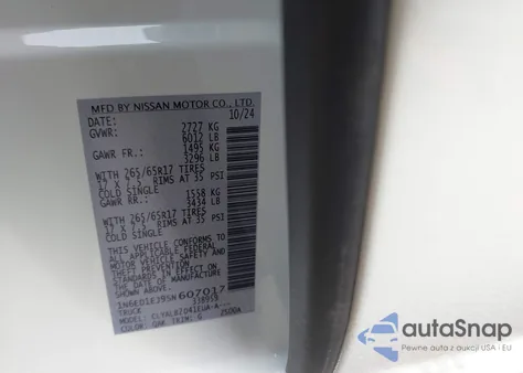 2025 Nissan Frontier Sv 4X2 из США, поврежденный, VIN 1N6ED1EJ9SN607017